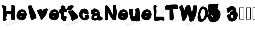 HelveticaNeueLTW05 3字体转换